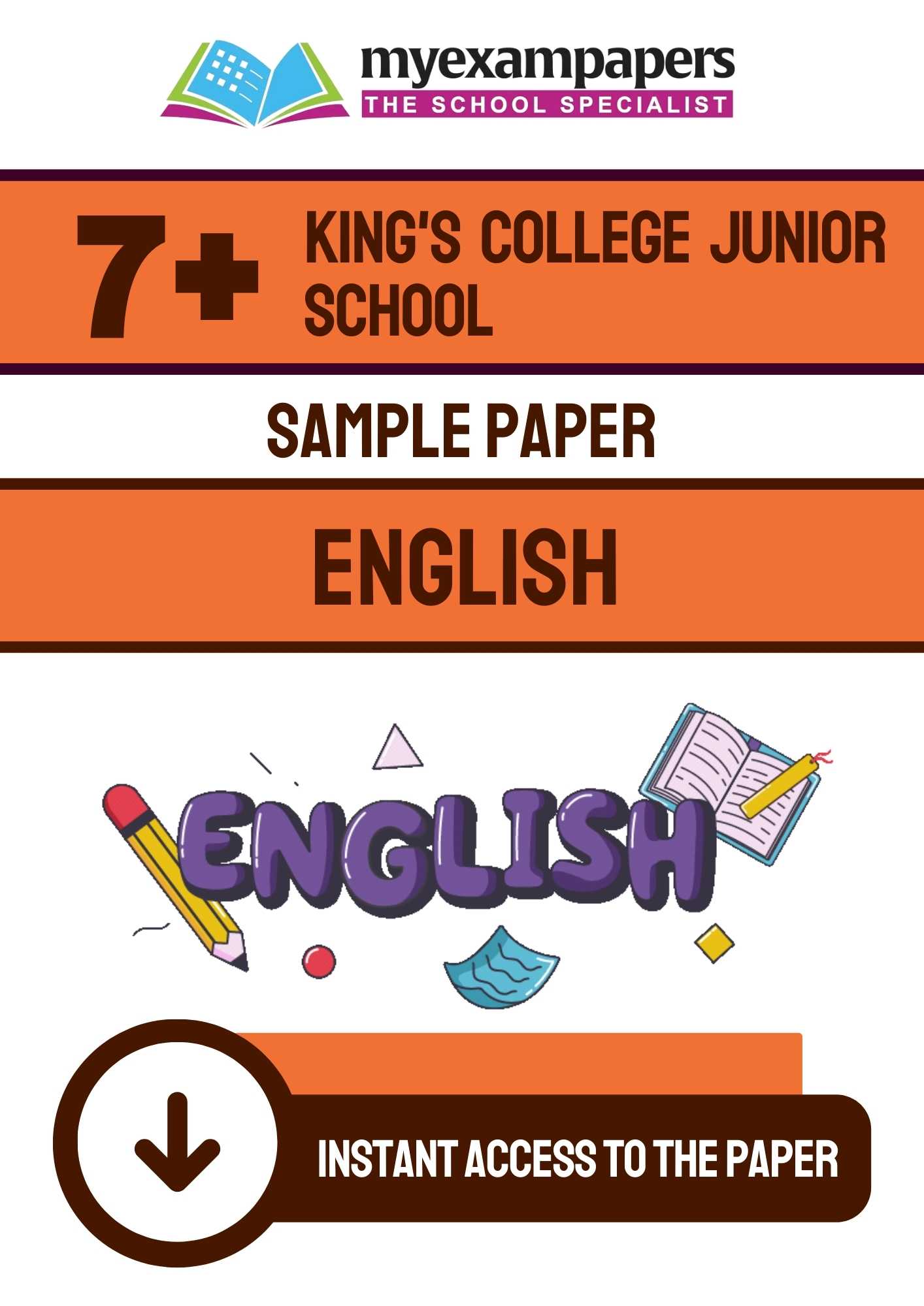 7+ King's College Junior School - English